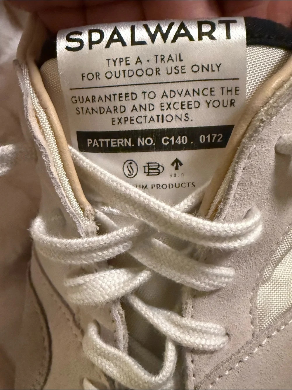Stalwart Beige & Cream Retro Runner Sneakers